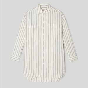 NWT Everlane way-long linen shirt